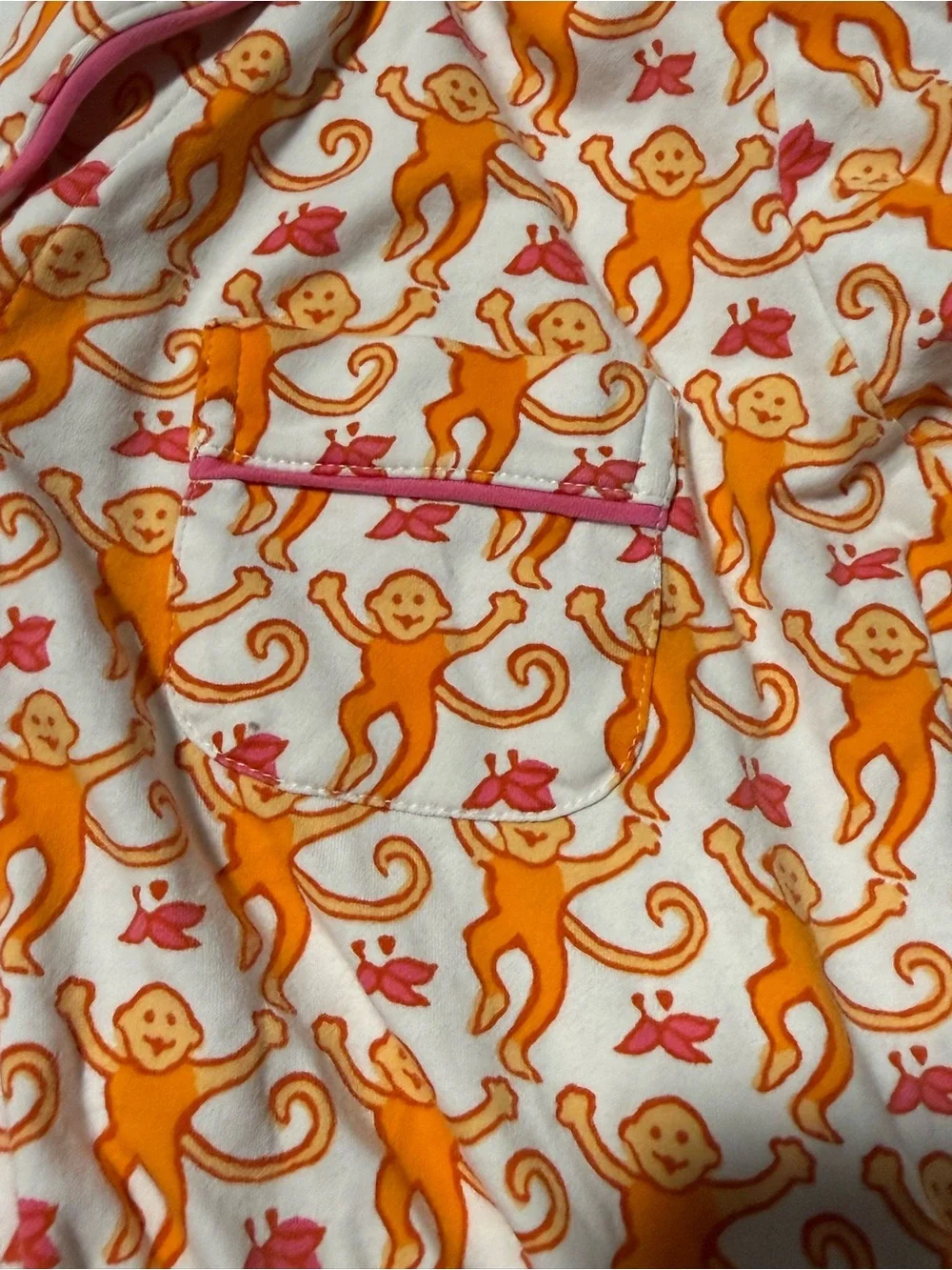 Roller Rabbit Blue and White Elephant-Print top Pajama (see all pictures -bundle